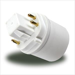 G24Q/ GX24Q to BC B22 4 PIN Adaptor Socket Converter Lamp Holder UK SELLER 